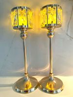 2x Grosse luxuriöse Kerzenhalter neu