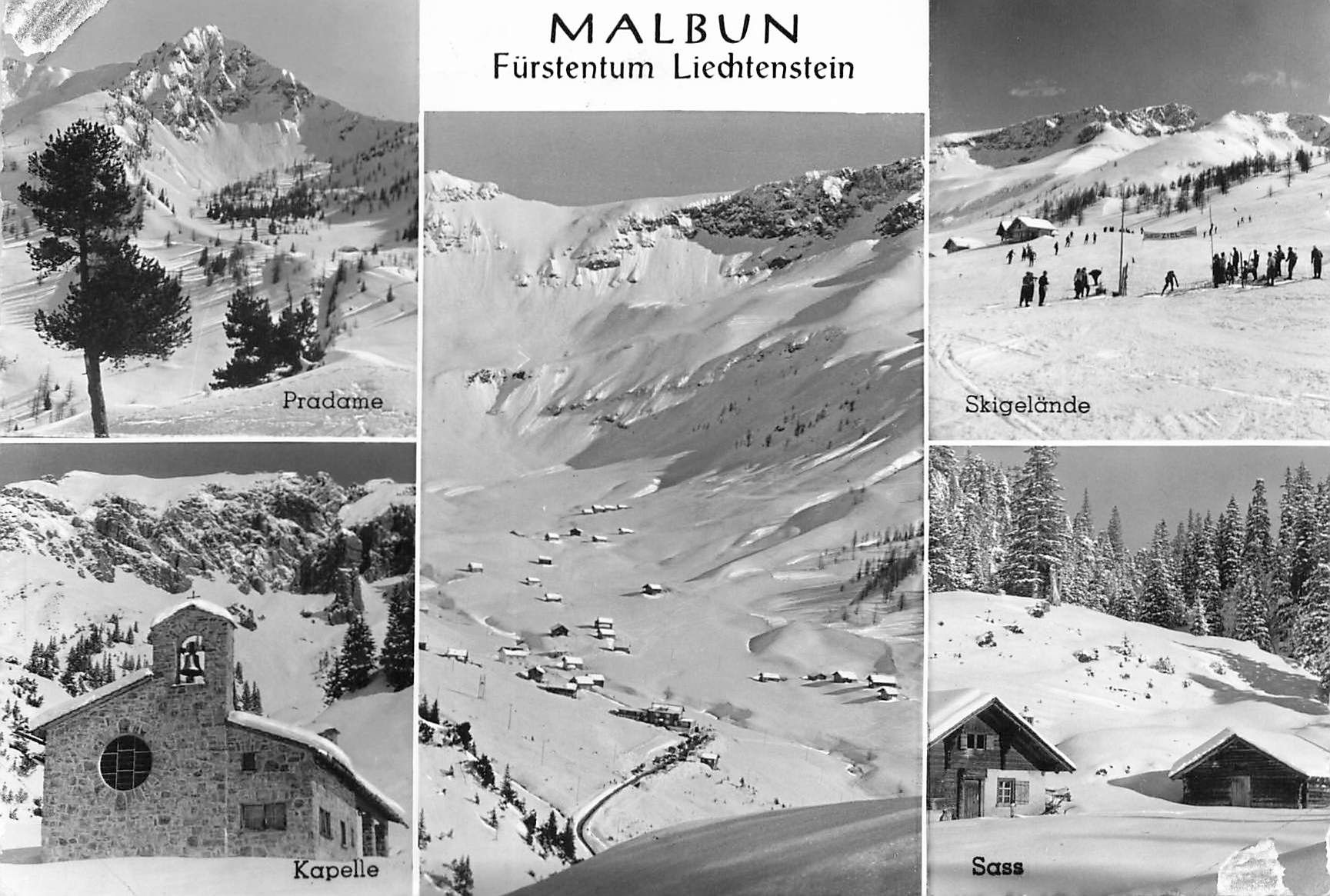 Cartoline postali: Malbun Liechtenstein – Usato da Biasca venduto da Blenio71