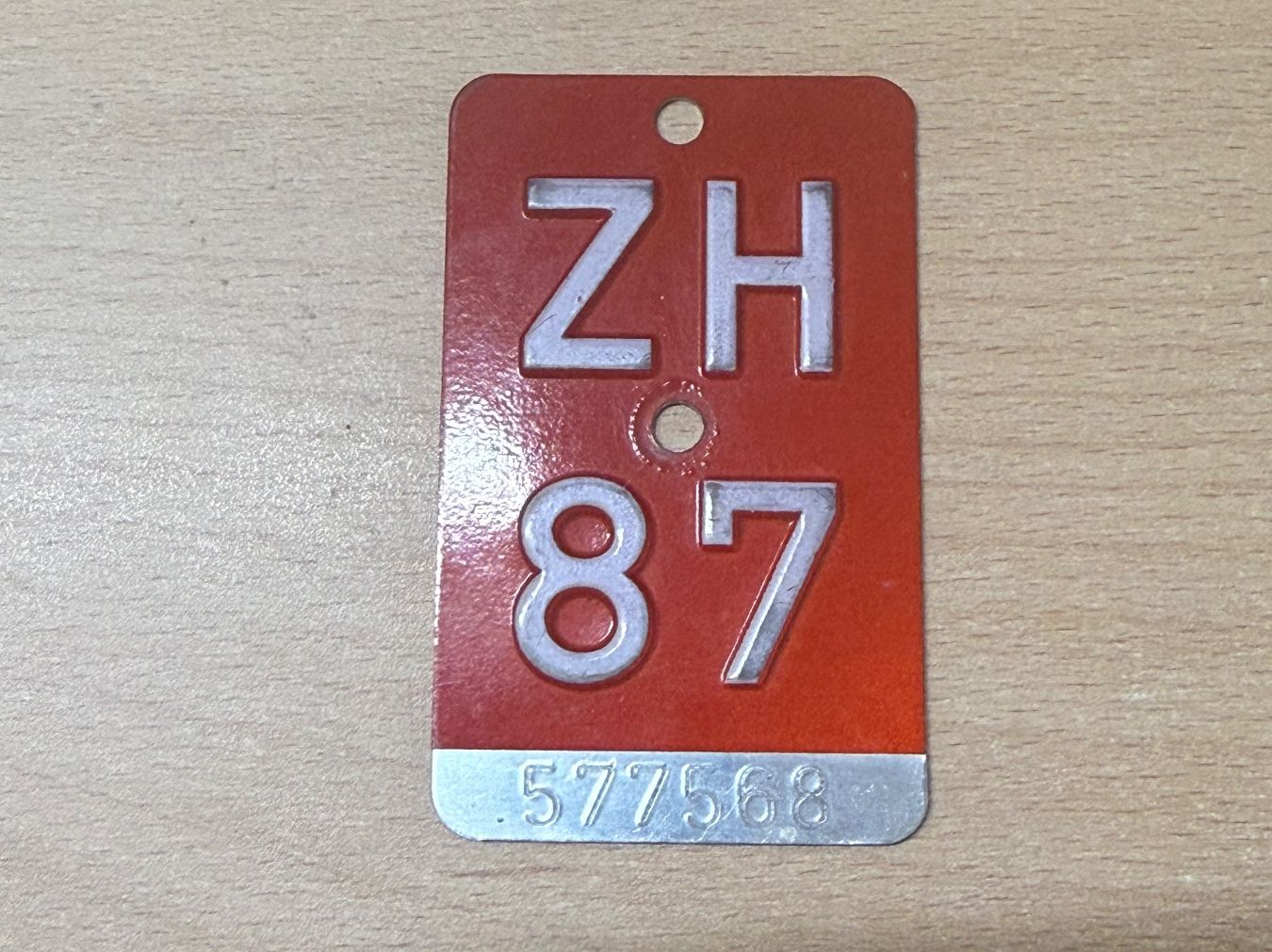 Ciclomotori: ZH87 Nummerschild CH – Usato da Hallau venduto da mofaplus