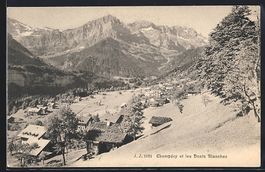Champery, Panorama et les Dents Blanches