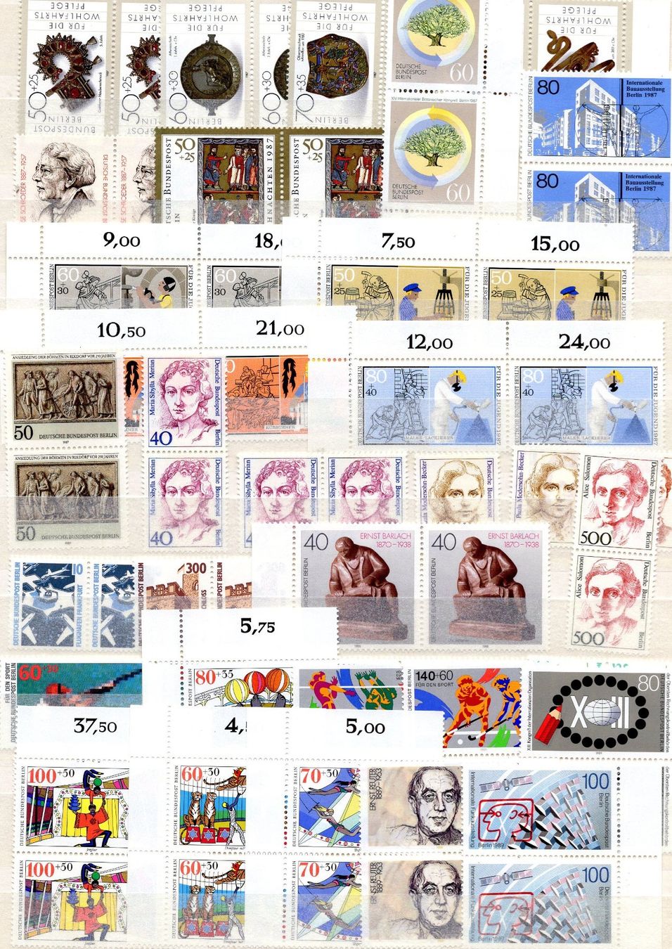 Tutti i francobolli: R1751  /  BERLIN 1973-1990 neufs XX – Usato da Ste-Croix venduto da MONT-TAGNAC