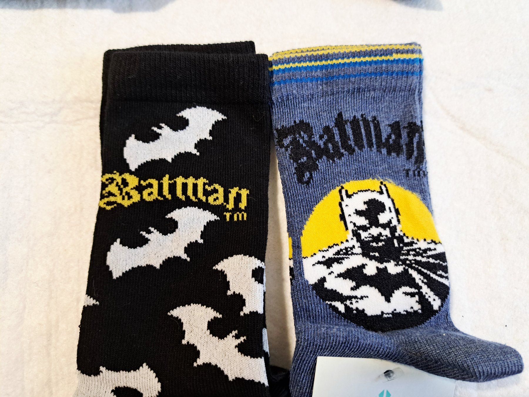 Calze per bambini: NEU! 8x Batman Socken Bundle Grösse 35-38 – Nuovo e nell'imballaggio originale da Gysenstein venduto da joshuas81 1