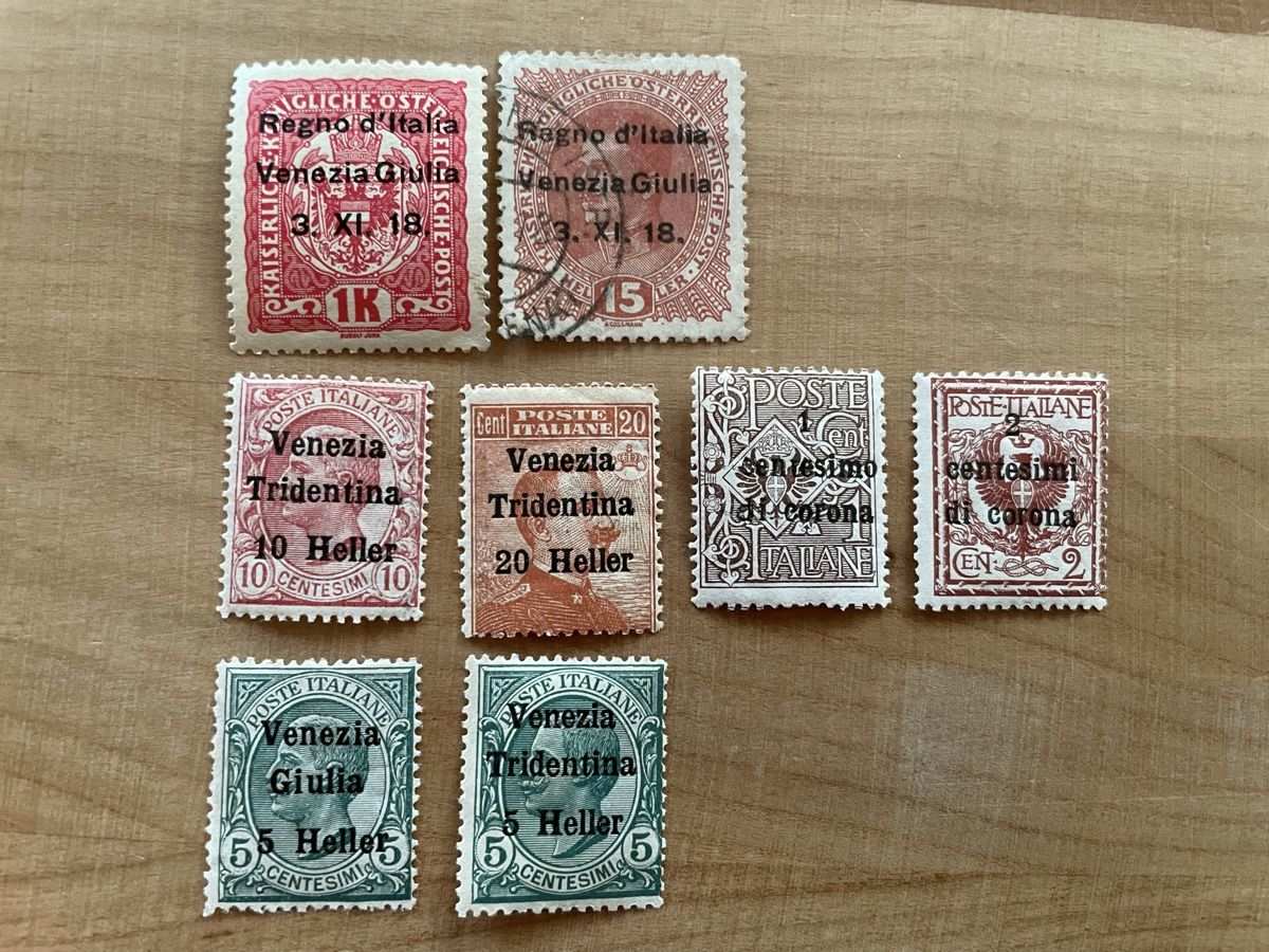 Alle Briefmarken: Briefmarke von Region Venezia – Gebraucht aus Rümlang von SchumBru10