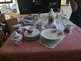 Kaffeeservice Rosendekor