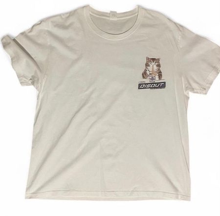 Cooles T-Shirt mit Katzenprint, Grösse M, Top Zustand!