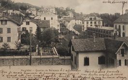 NEUCHÂTEL - Quartier de Bellevaux - 1905