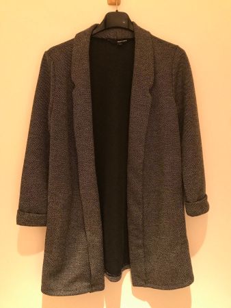 Blazerjacke anthrazit meliert S