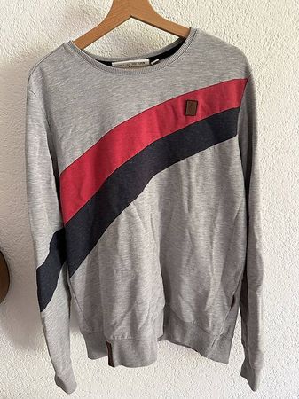 Naketano Pullover Grösse L grau