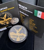 1OZ Silber Libertad 2024 Mexico Gold Black Empire Edition
