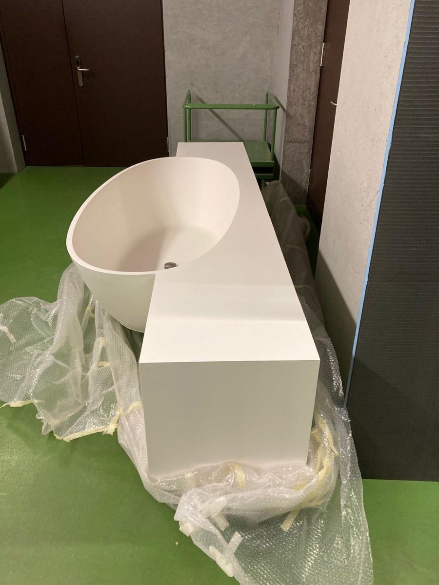 Vasche da bagno: Corian Badewanne – Nuovo (secondo la descrizione) da Chur venduto da Mbadimeischter 1