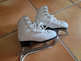 Schlittschuhe weiss Grösse 27/28 gebrauchter Zustand