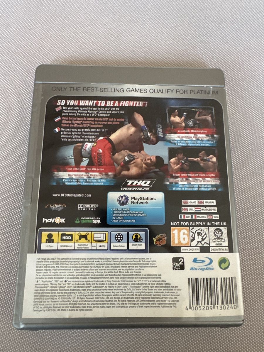 Giochi: Ufc 2009 - PS3 – Usato da Le Lignon venduto da Crocogril 2