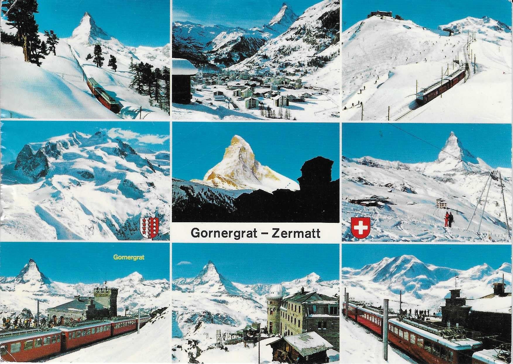 Cartoline postali: Gornergrat-Zermatt – Usato da Rothrist venduto da Stranglehold