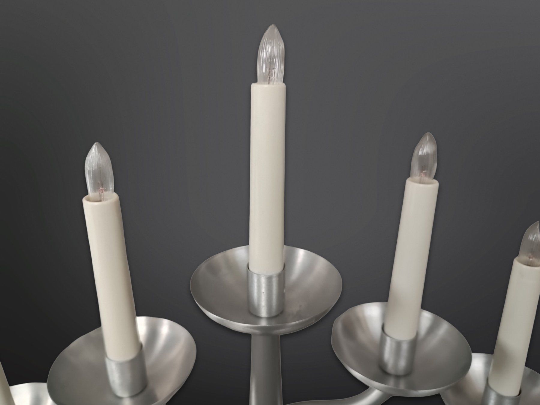 Ikea Portacandele: Elektrische Menora aus Aluminium – Usato da Suhr venduto da Restwert_Suhr 1