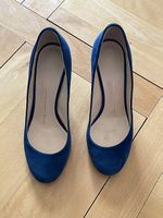 Escarpins Giuseppe Zanotti en daim bleu T. 37.5