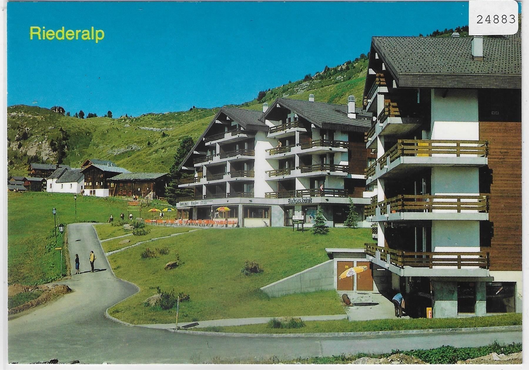 Ansichtskarten: Riederalp - Hotel-Restaurant und – Antik aus Ettingen von Kartenplanet