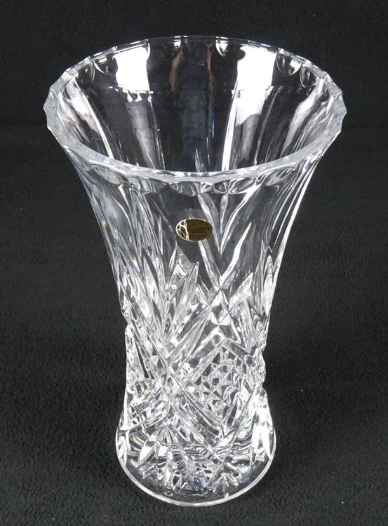 Vase Aus Edelstahl, Geschliffen – Höhe 19 Cm, Made In Germany