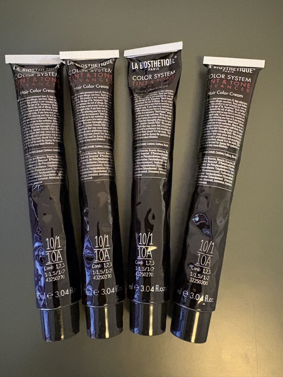 Tinte: 4x La Biosthetique Haarfarbe 10/1 – Usato da Kriens venduto da aloha19