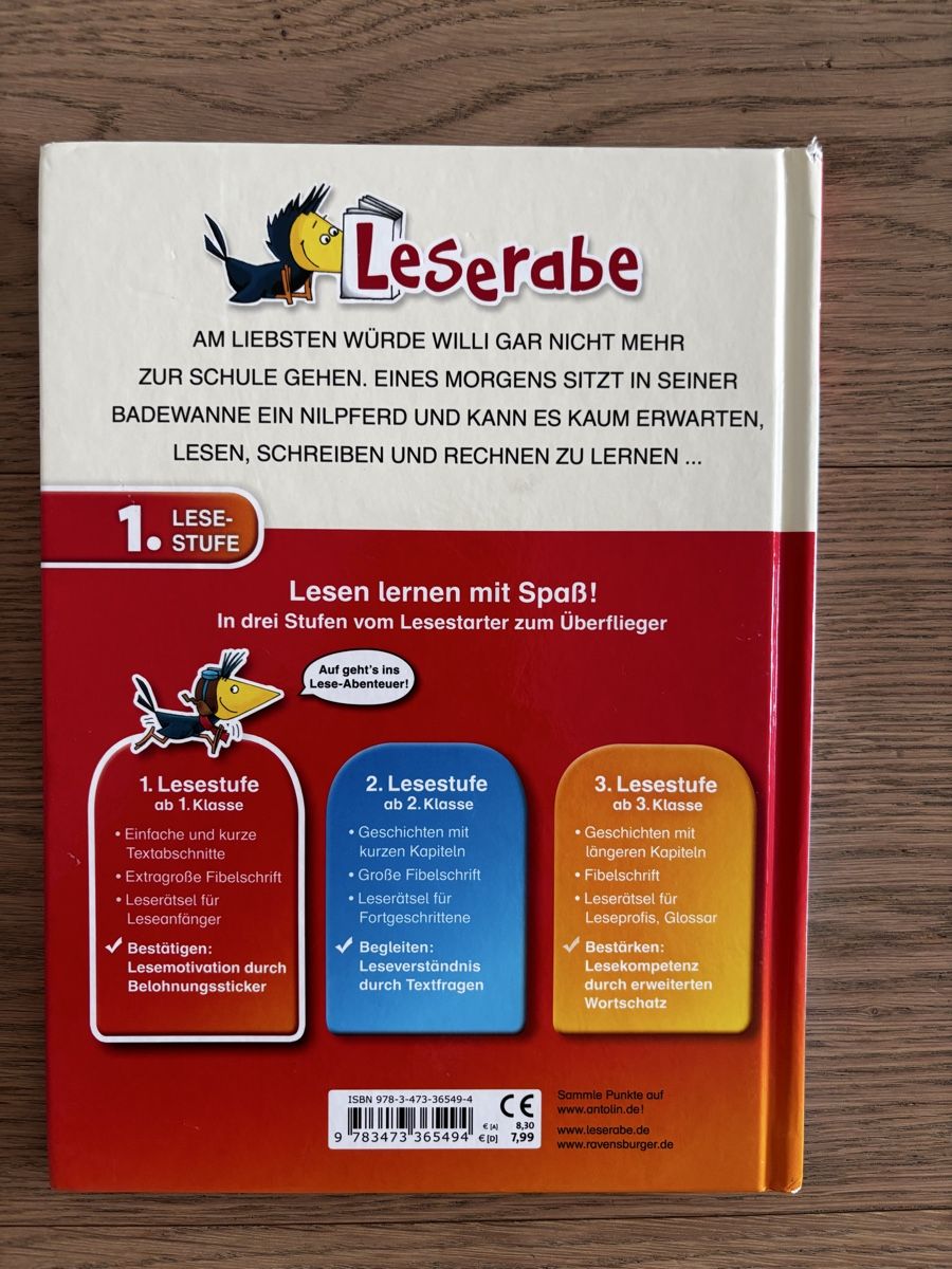 Libri: Leserabe: Nilpferd in der Badewanne – Usato da Mettmenstetten venduto da TAC79 1