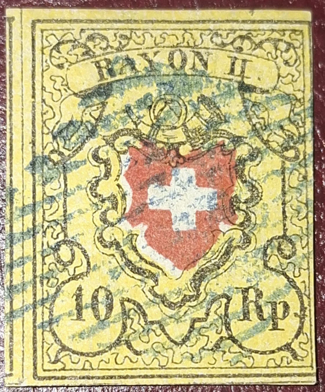 Alle Briefmarken: Rayon 16II Typ 6 D - LO Kat. 200.- – Gebraucht aus Balgach von SIMEON27