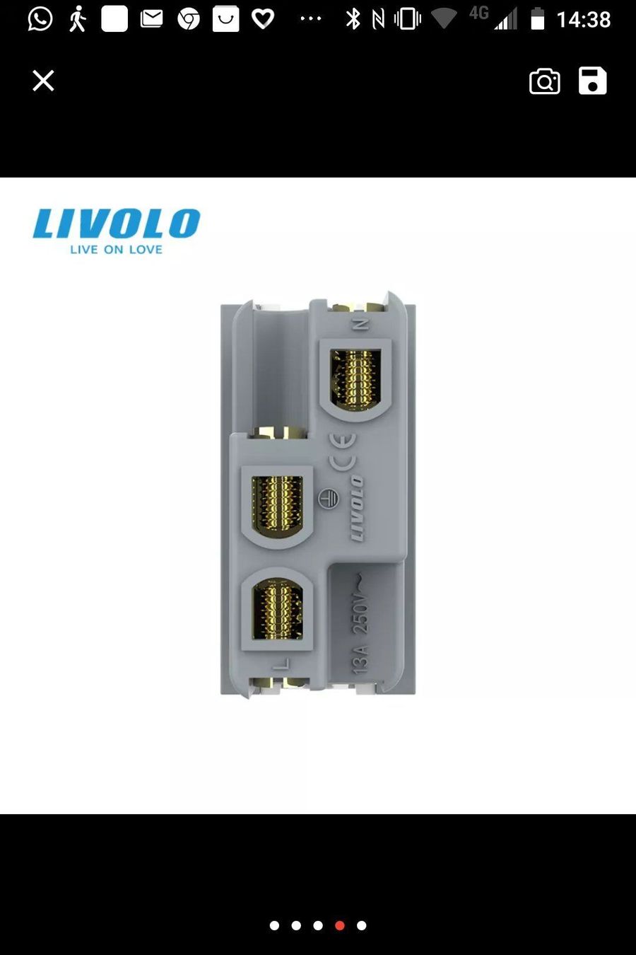 MK Spine: Steckdose 220 v. 22.5x45 – Nuovo e nell'imballaggio originale da cudrefin venduto da darryl--b 4