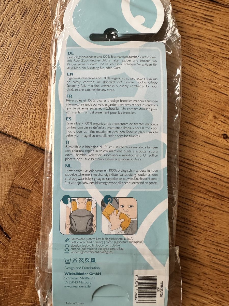 Altro in  Abbigliamento & Accessori: Manduca Shoulder Strap Pads - Ecru, New in Package – Nuovo e nell'imballaggio originale da Laufen venduto da krissym 1