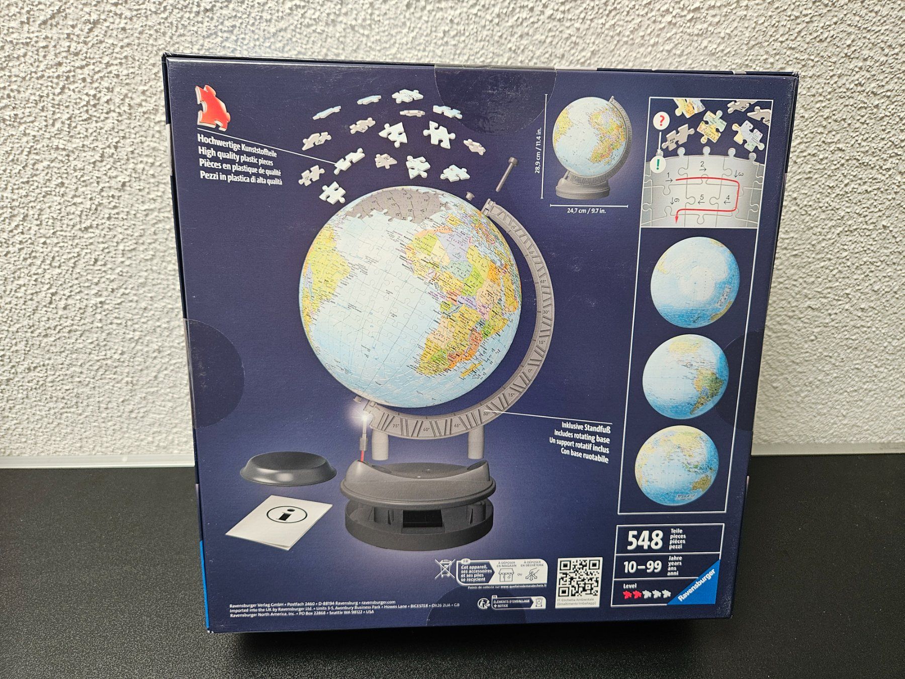 Ravensburger Puzzle: Neu - Ravensburger - 3D Puzzle Erde mit LED – Nuovo e nell'imballaggio originale da Dagmersellen venduto da Jarsetz_Restposten 1