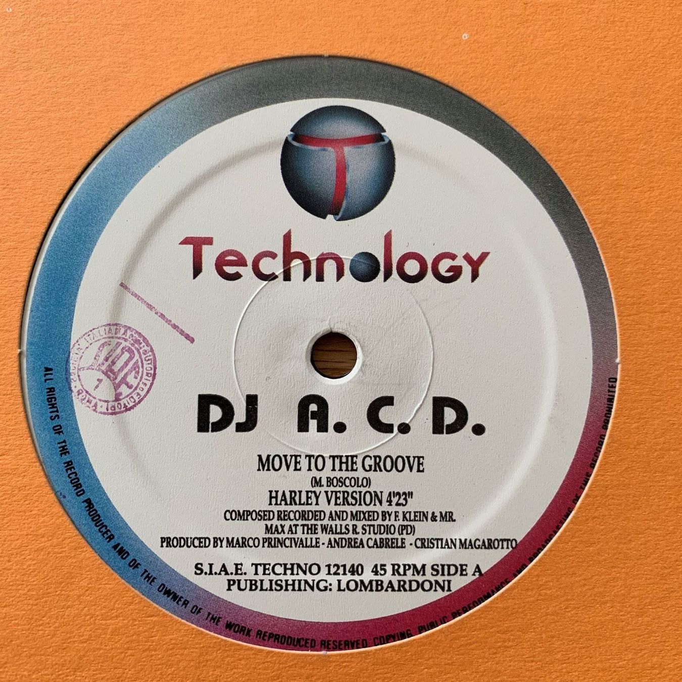 Schallplatten: DJ A.C.D. / MOVE TO THE GROOVE – Gebraucht aus Sarnen von m-basic