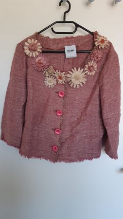 MOSCHINO CHEAP AND CHIC Jacke mit Strohblumen, Rarität