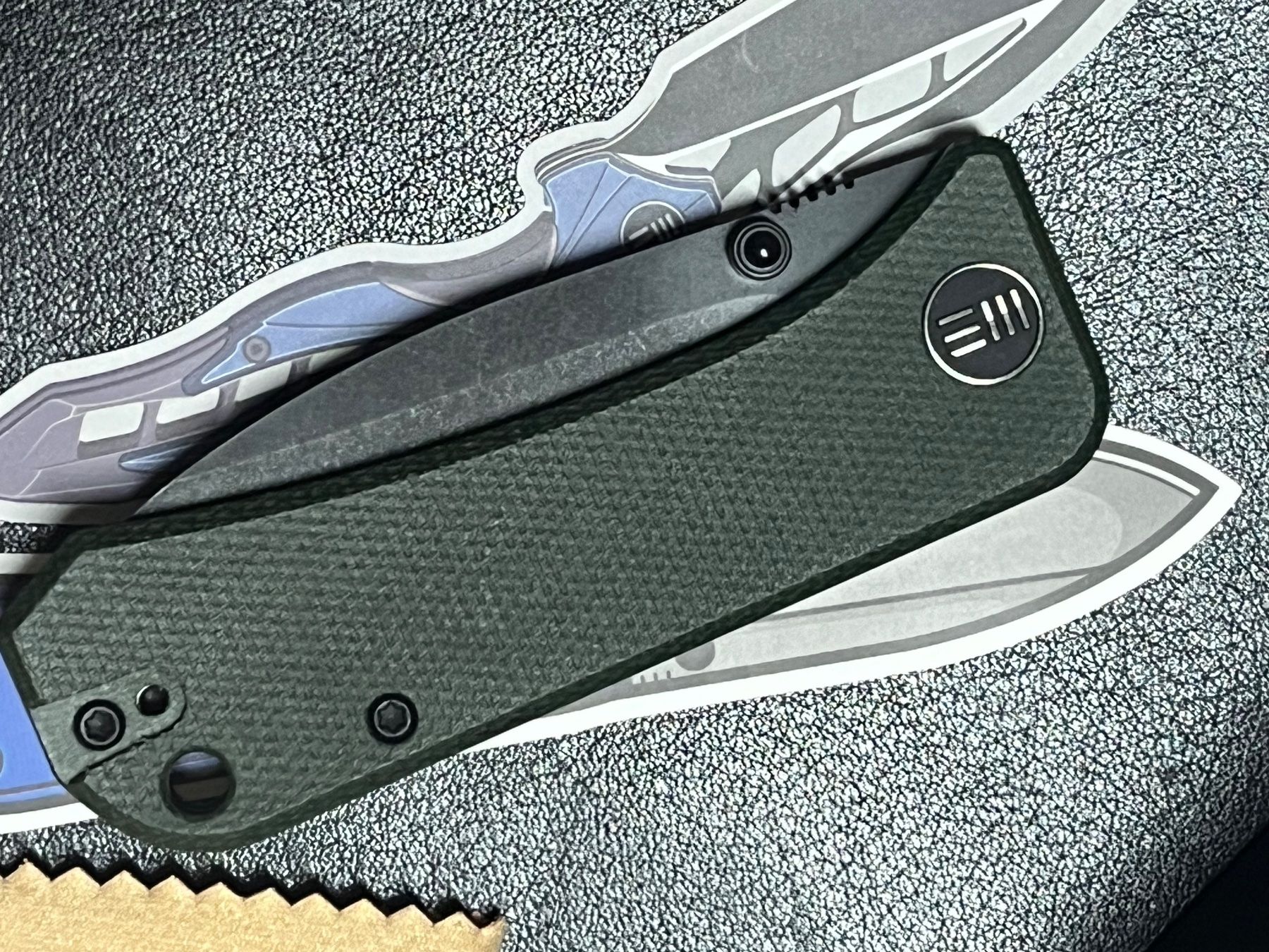 Coltelli tascabile: WE Knife Banter by Brad Petersen Messer – Nuovo e nell'imballaggio originale da St. Niklaus VS venduto da wildholzmann 1