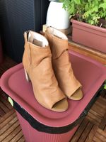 Elvis Zanon Sommer Stiefelette, Gr.37, Leder, hellbraun