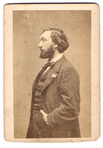 Fotografie &  Plakate: Fotografie CdV Portrait Léon Gambetta,  – Gebraucht aus Berlin von bartko-reher