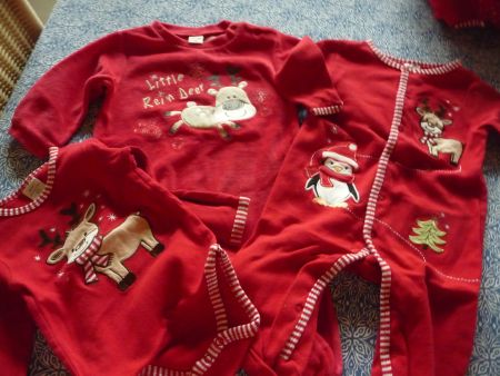 Babykleider, Grösse 74, 3-teiliges Set!