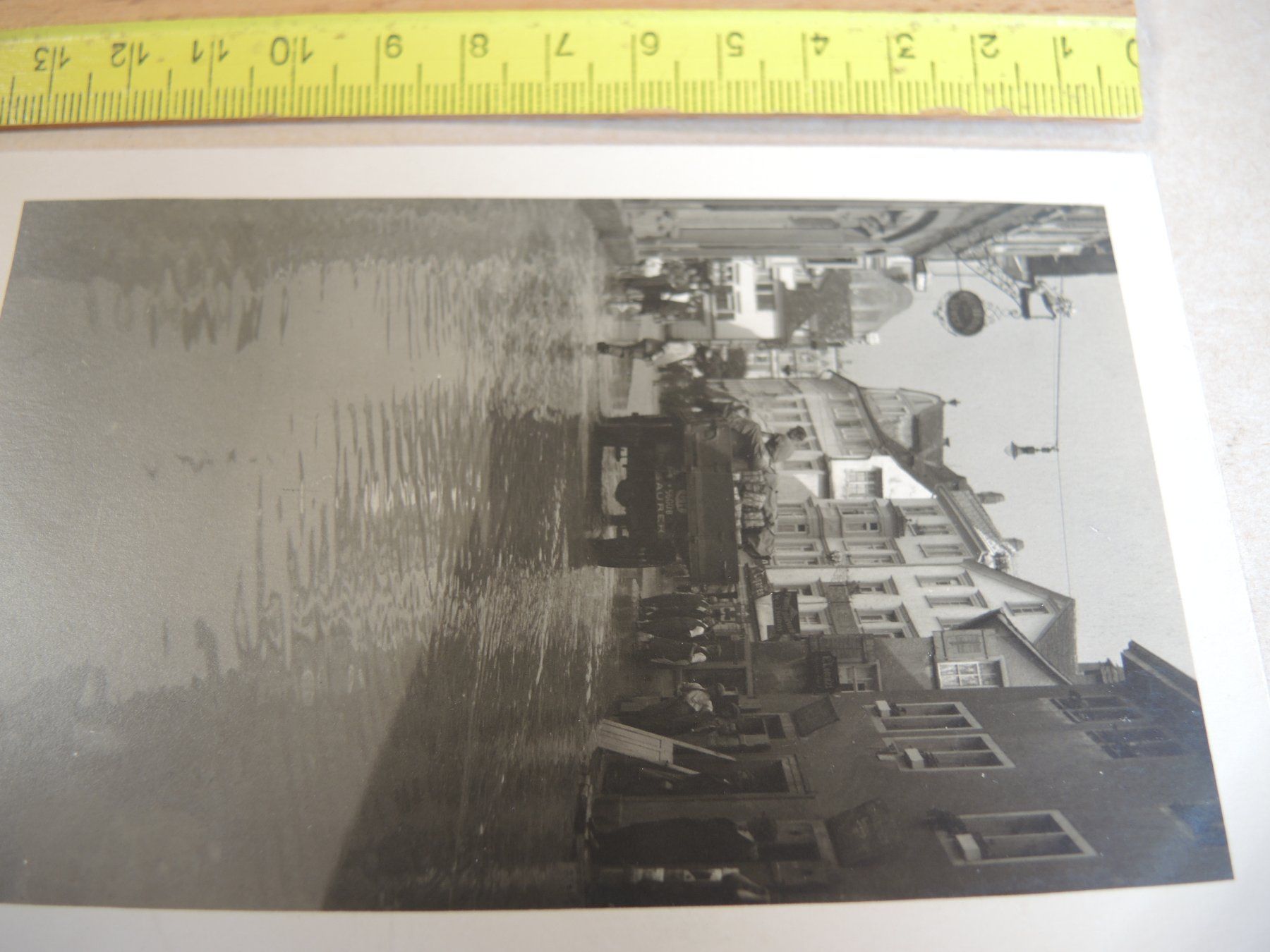 Cartoline postali: Rorschach Hochwasser mit Saurer Ansichtskarte Postkarte – Usato da Rorschach venduto da maeck8 1