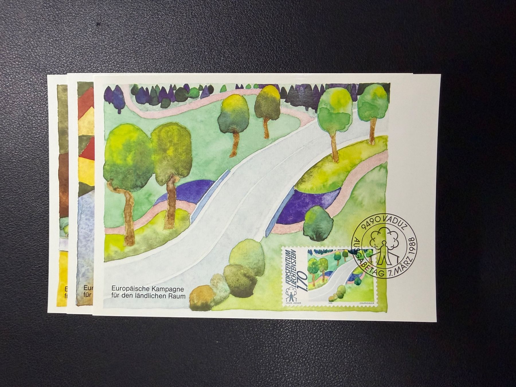 Tous les timbres: Liechtenstein Maximumkarten  81 / 1988 – D'occasion à oberrüti par jeanmei