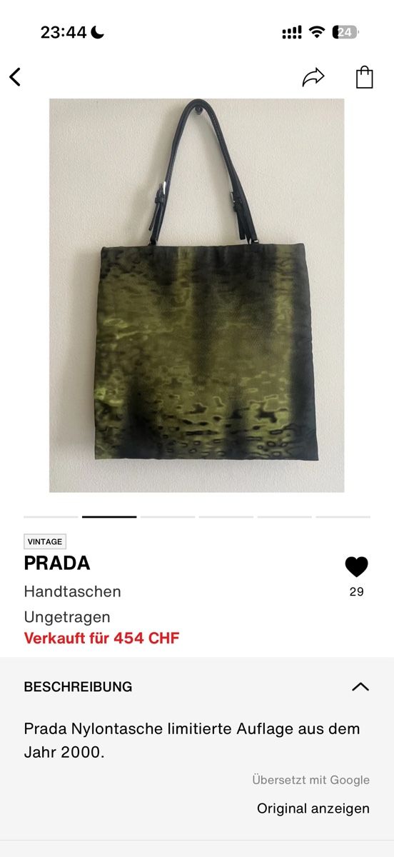 Prada Taschen: prada limitierter bag – Neu (gemäss Beschreibung) aus Zürich von JMima 2