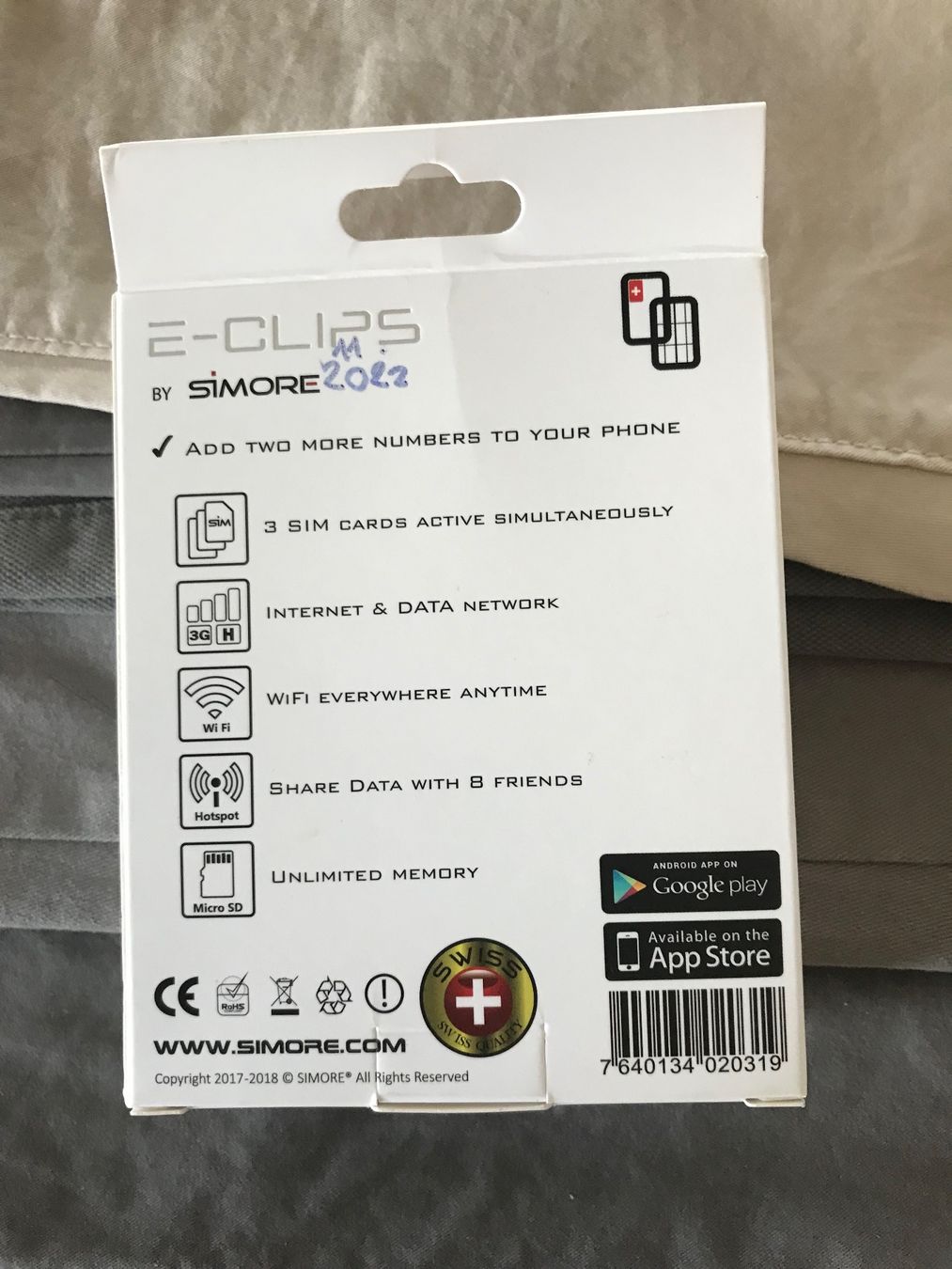 Unità & Adattatore: Simore E-Clips Dual SIM Adapter - Neuwertig – Usato da Niederteufen venduto da mix18 1