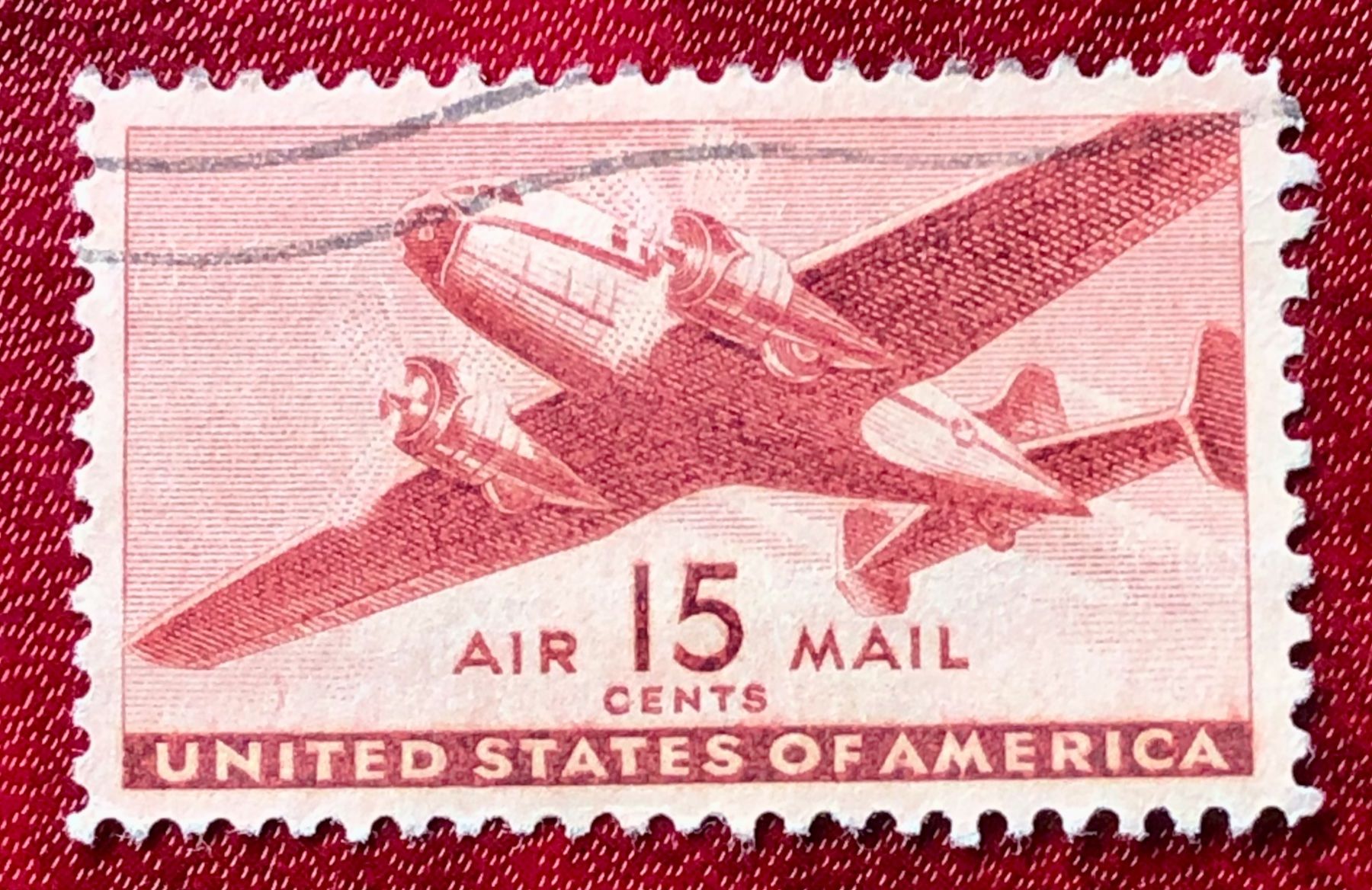 Tutti i francobolli: Briefmarken aus USA Flugzeug gestempelt – Usato da Aarau venduto da Angi-007