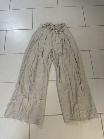 Sommerliche Palazzo-Hose von MARCO DI RENZO, Grösse S, Beig