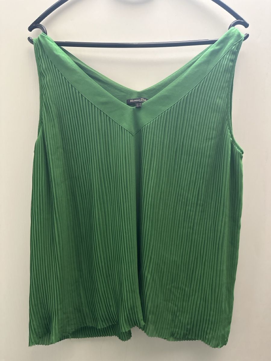 Massimo Dutti Top: Damen Top grün Gr M Massimo Dutti  – Nuovo (secondo la descrizione) da Baltschieder venduto da YmroBe