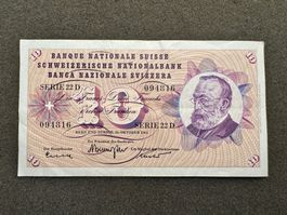 10 Franken Banknote Keller 1961 - 816