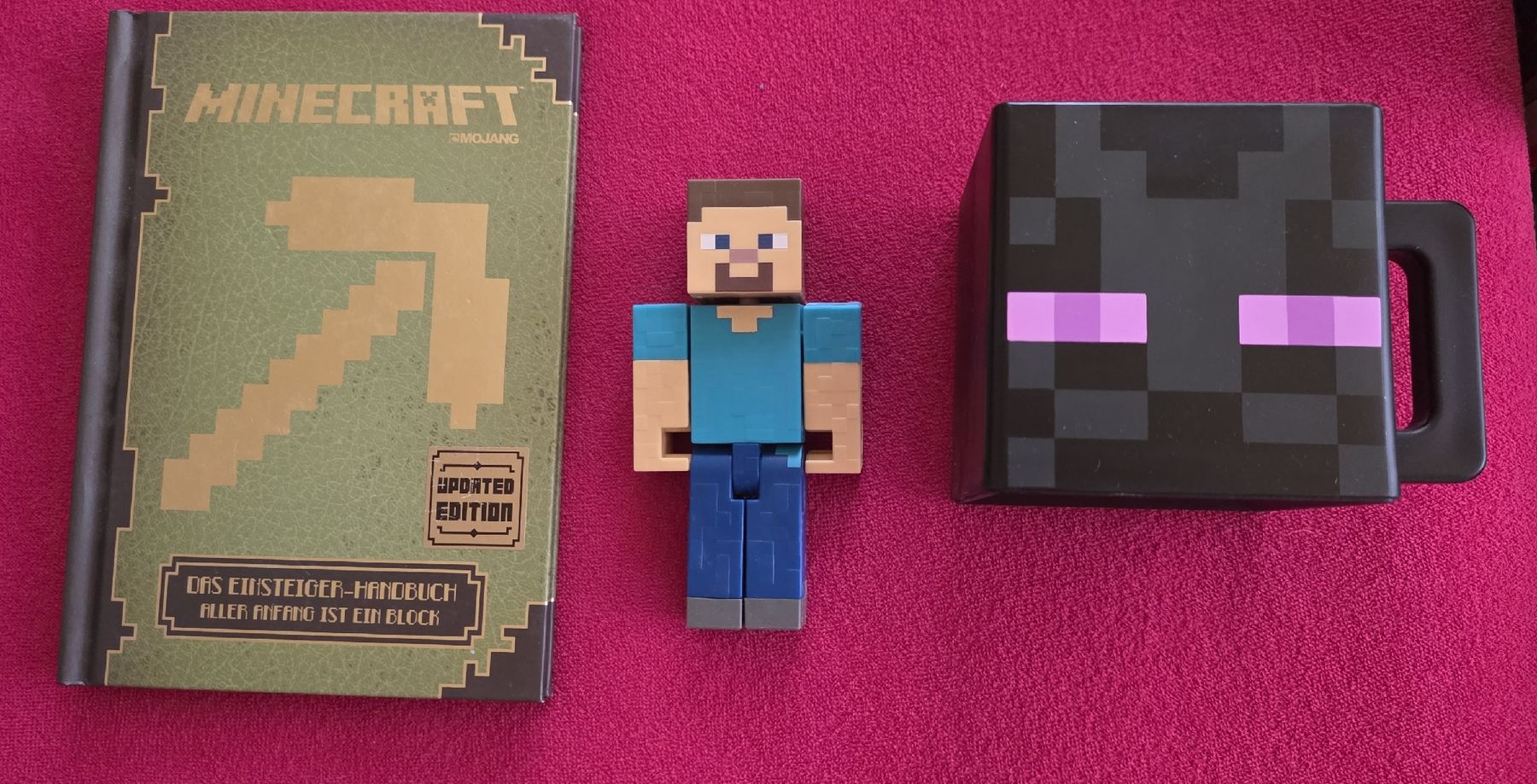 Statuette: Minecraft Figur / Buch / Tasse – Nuovo (secondo la descrizione) da Ellikon an der Thur venduto da Ribbeli