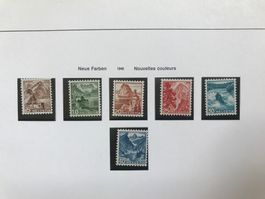 1948, Farbänderungen der Landschaftsbilder 285 - 290 **