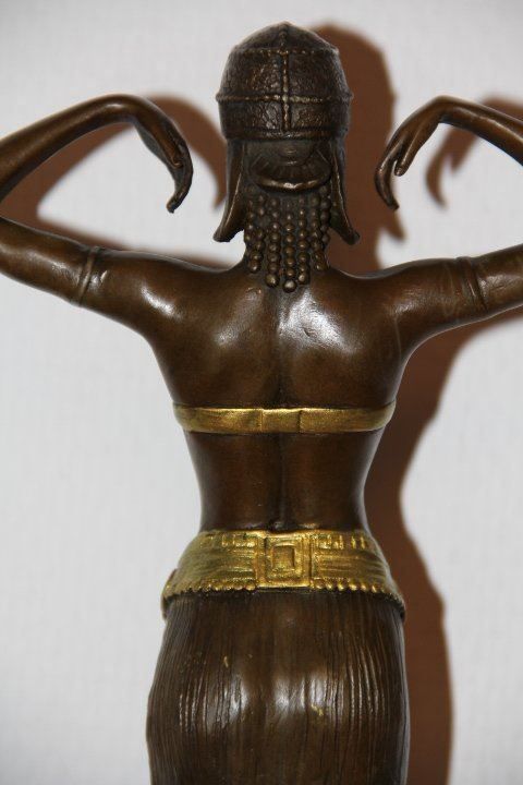 Sculture & Statue: Sculpture en bronze sur socle marbre . – Usato da Praz (Vully) venduto da pikuluka1 6