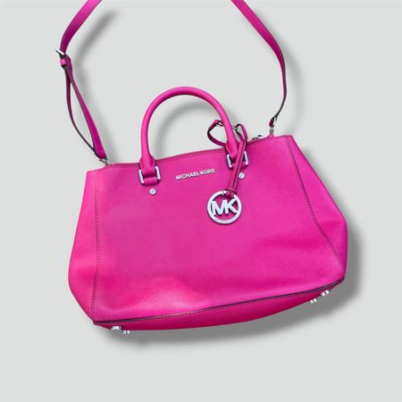 Michael Kors pink designer handbag