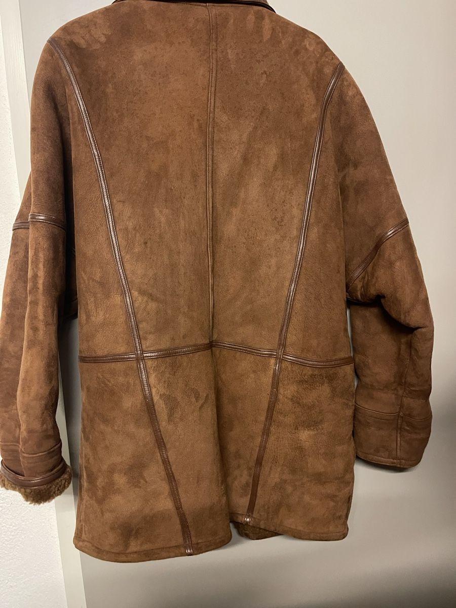 Giacche: Mantel /Lammfelljacke, Gr. L, Braun, Winter – Usato da Rüschlikon venduto da Lajniii