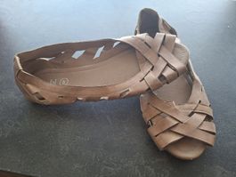 Peeptoes Ballerinas Sandalen