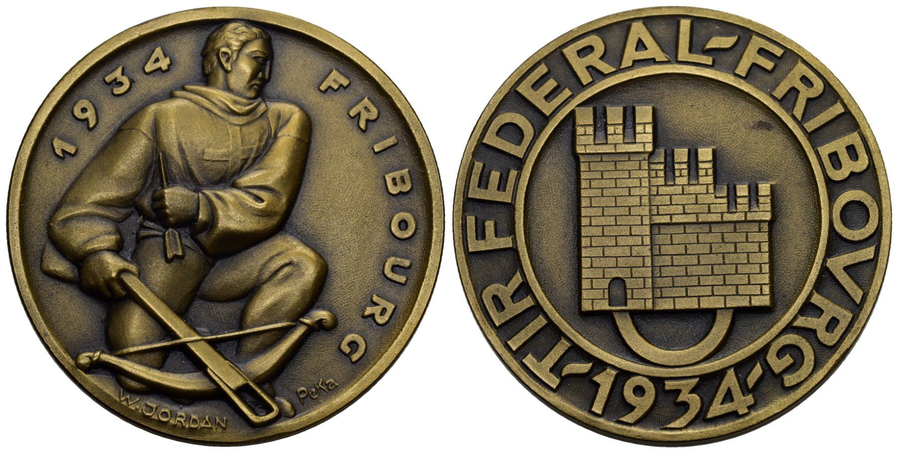 Médailles: Freiburg 1934 – D'occasion à Bern par numismatictops