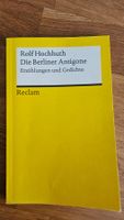 Die Berliner Antigone - Rolf Hochhuth - Reclam Verlag