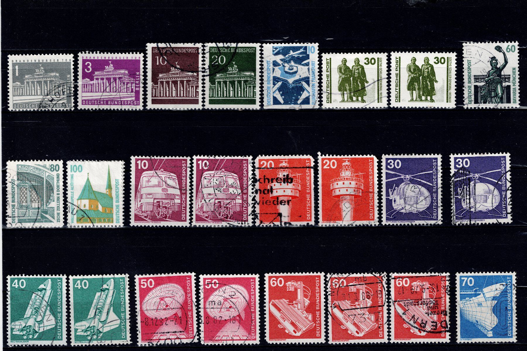Tutti i francobolli: 71x Briefmarken Deutschland 1 – Usato da Tenniken venduto da mik_6mxg 4